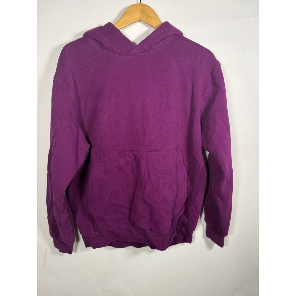 Yeezy Gap Hoodie Purple Mens Large L Double Layer Pullover Streetwear L35FMOS.D